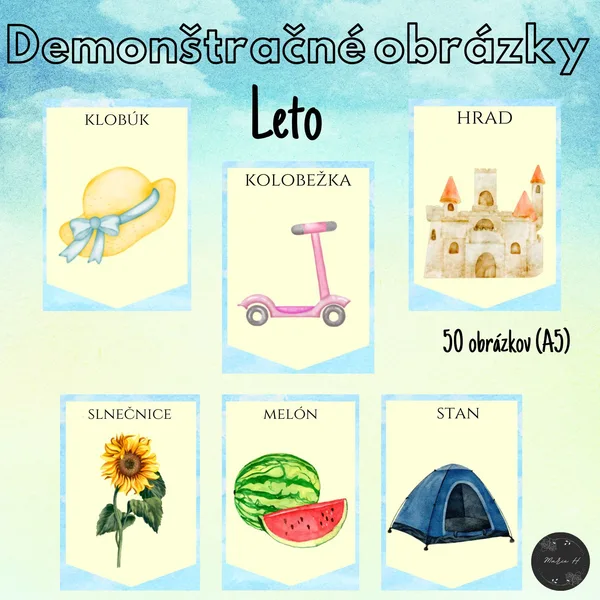 Leto, demonštračné obrázky