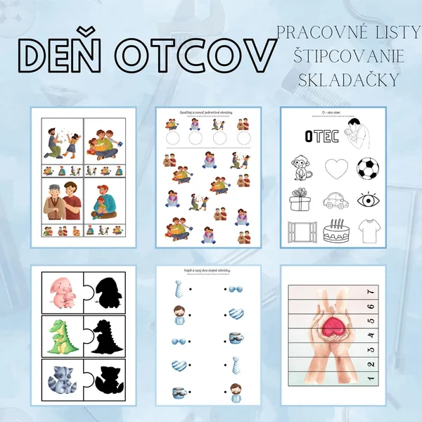 Deň otcov, súbor aktivít