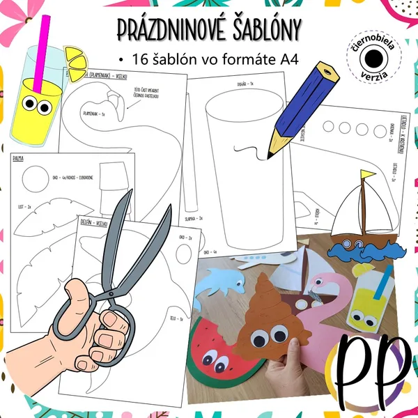 Prázdninové šablóny na kreslenie