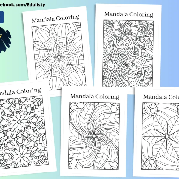 Mandala - omaľovánky 