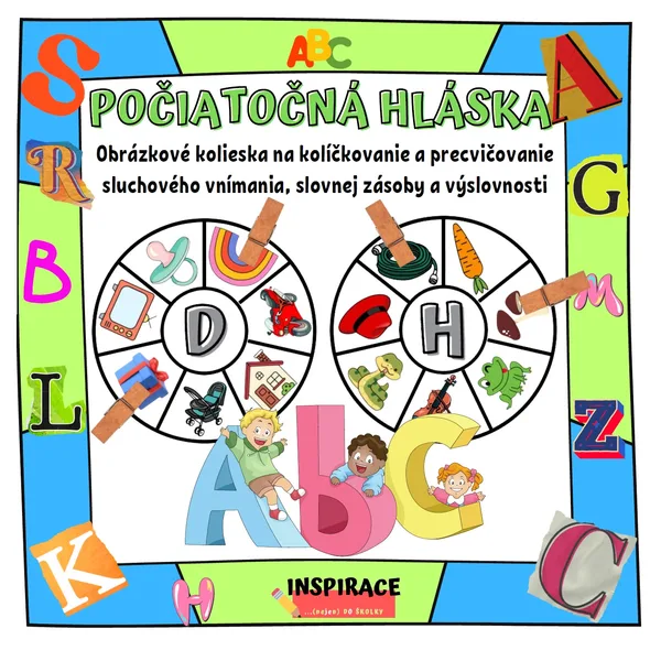 🅰️Počiatočná hláska🅱️ - precvičovacie kolieska 👂