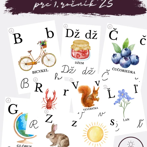 Abeceda pre 1. ročník ZŠ /školské písmo/