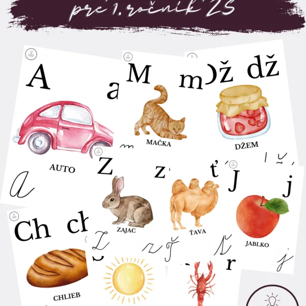 Abeceda pre 1. ročník ZŠ /normované písané písmo/