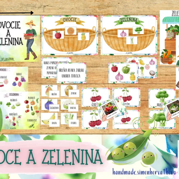Ovocie a zelenina, Aktivity s ovocím a zeleninou, Triedenie ovocia a zeleniny