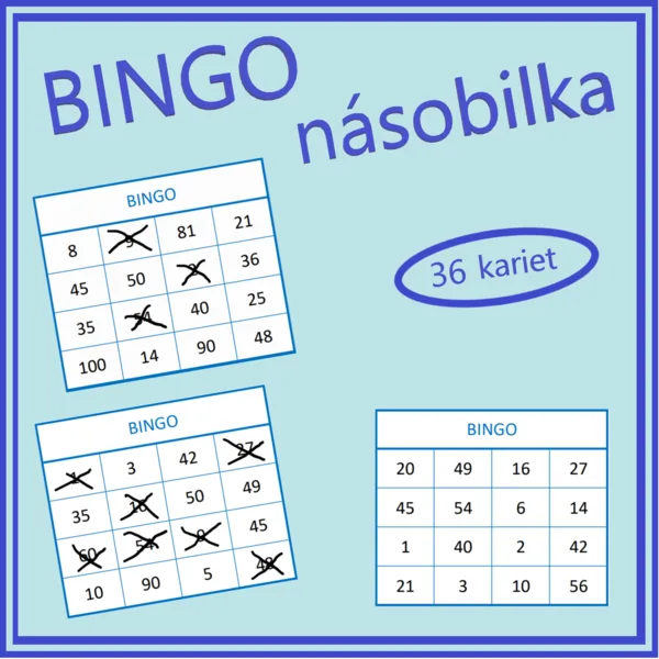 Bingo - násobilka