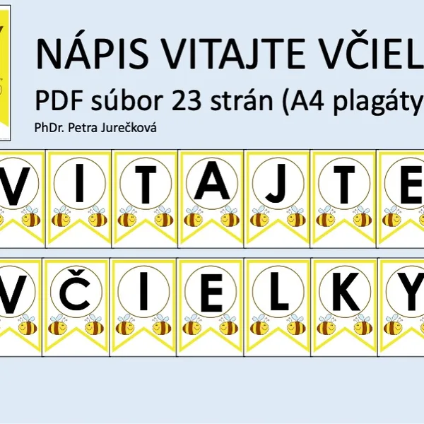 Výzdoba triedy VITAJTE VČIELKY