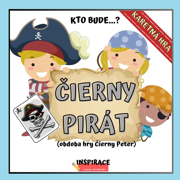 Kartová hra - ČIERNY PIRÁT ☠️🏴