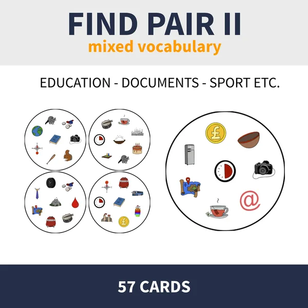 ENG - A2 FIND PAIR (mixed vocabulary)