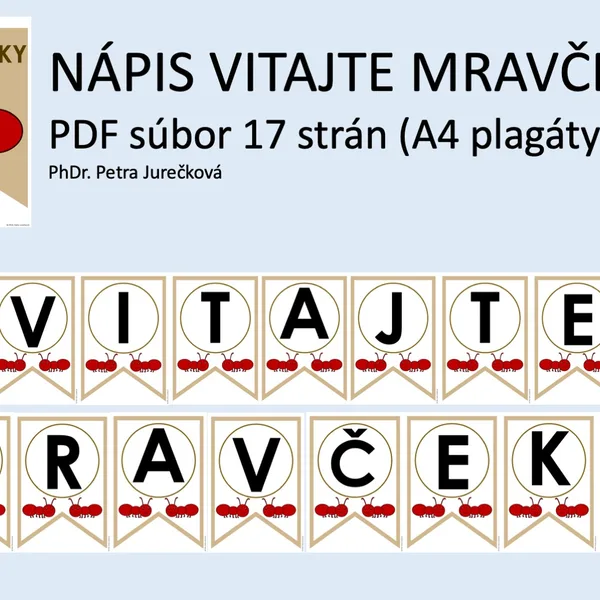 Výzdoba triedy VITAJTE MRAVČEKY