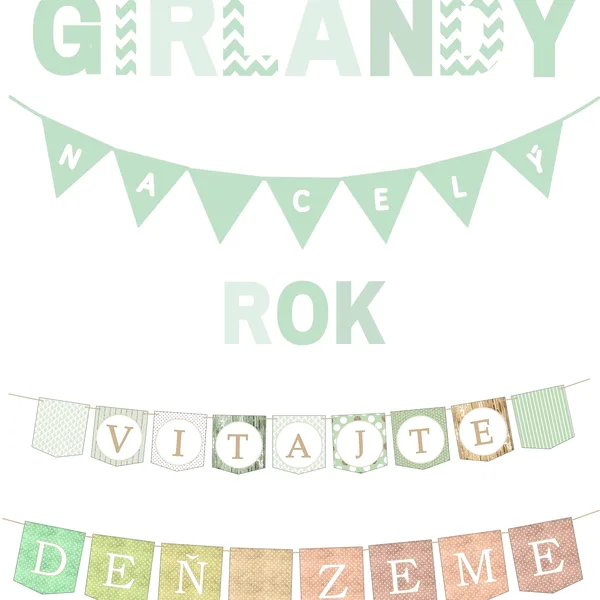 GIRLANDY na celý rok