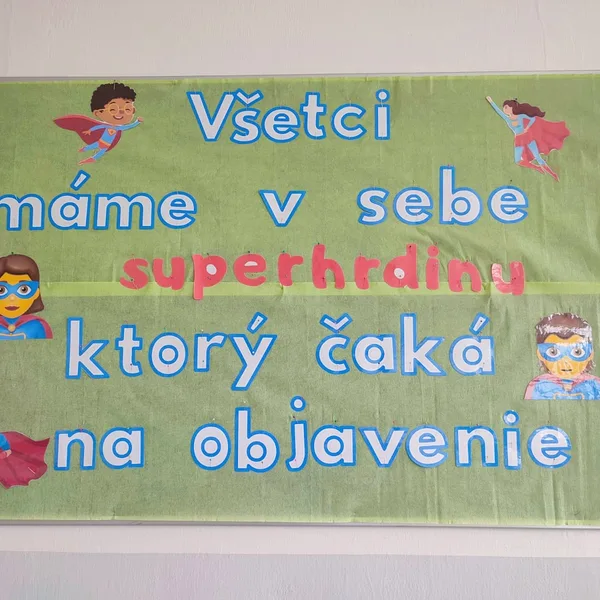 Superhrdinovia - výzdoba