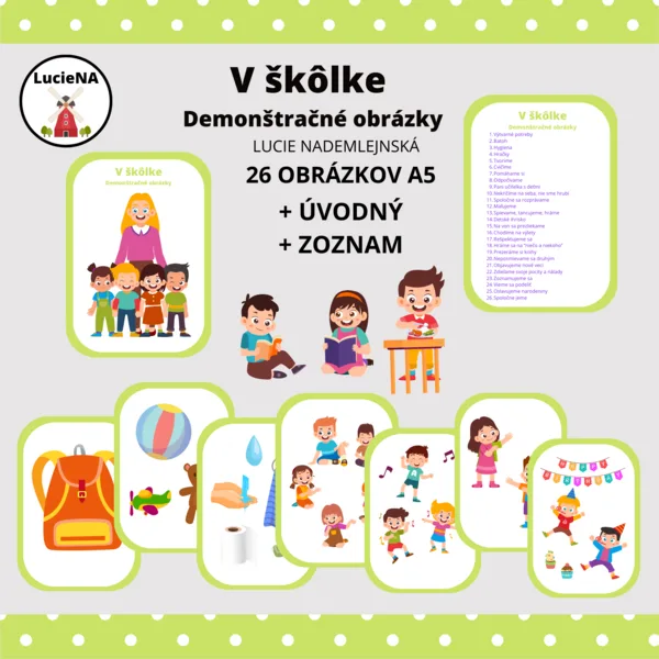 V škôlke - Demonštračné obrázky