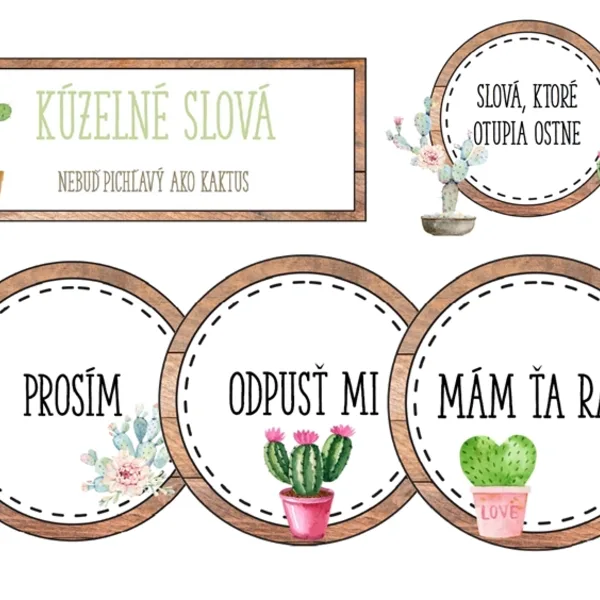 KÚZELNÉ SLOVÁ- Nebuď pichľavý ako kaktus