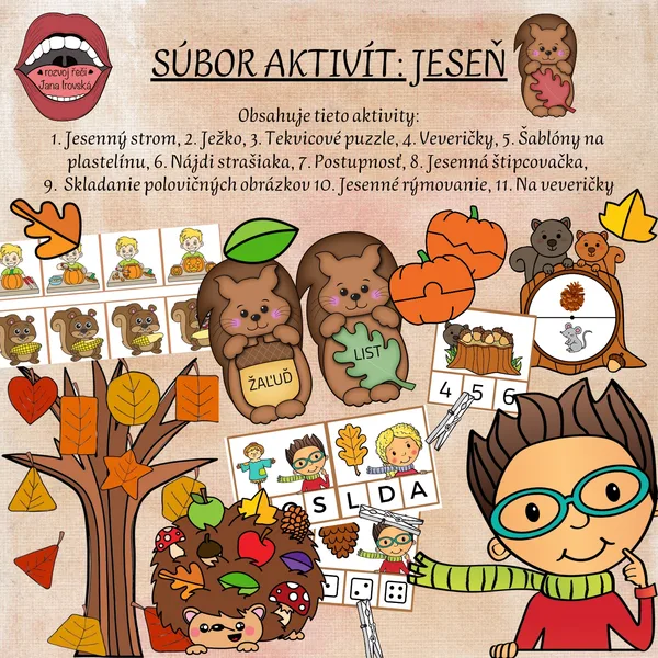 SÚBOR AKTIVÍT: JESEŇ