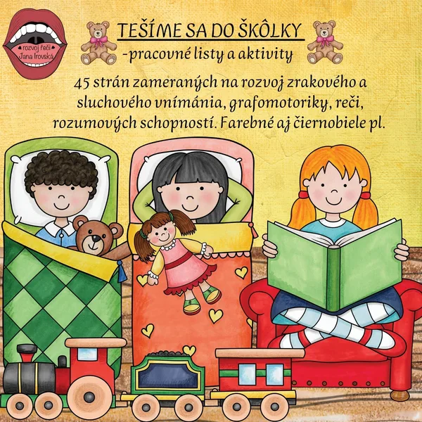 TEŠÍME SA DO ŠKÔLKY-pracovné listy a aktivity