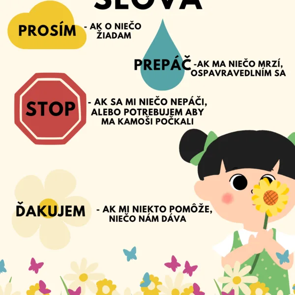 čarovné slová a denný režim