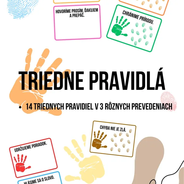 Triedne pravidlá - odtlačky