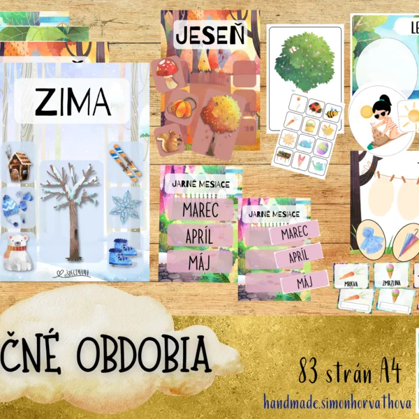 ROČNÉ OBDOBIA, Jar, leto, jeseň, zima