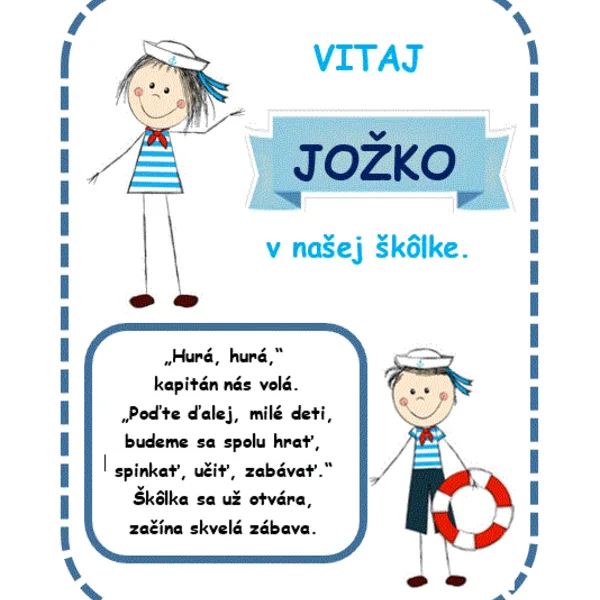Vitaj v škôlke