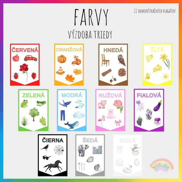 Farby, výzdoba triedy