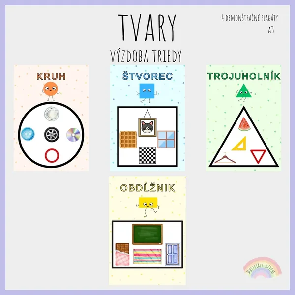 Tvary, výzdoba triedy