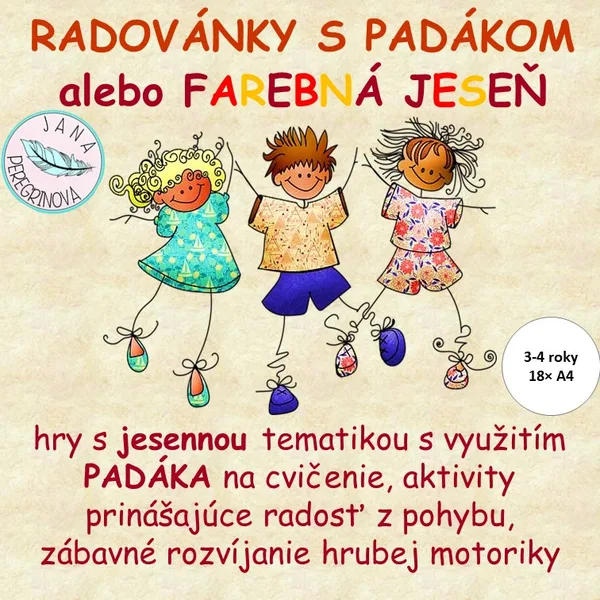 RADOVÁNKY S PADÁKOM alebo FAREBNÁ JESEŇ-herné aktivity s PADÁKOM 