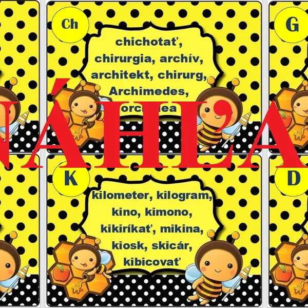 Výnimky po tvrdých spoluhláskach - h, ch, k, g, d, t, n