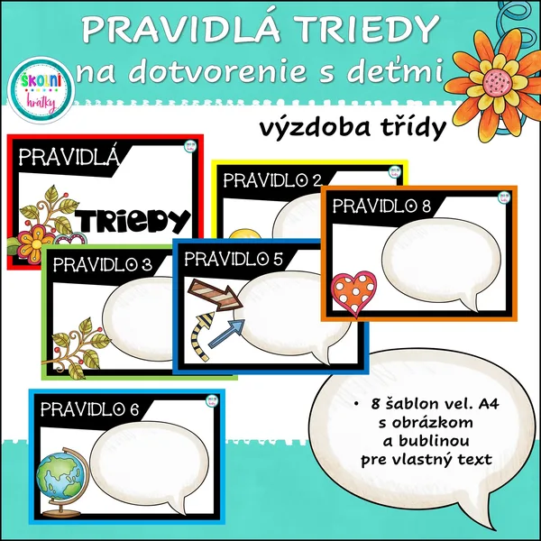 PRAVIDLÁ triedy