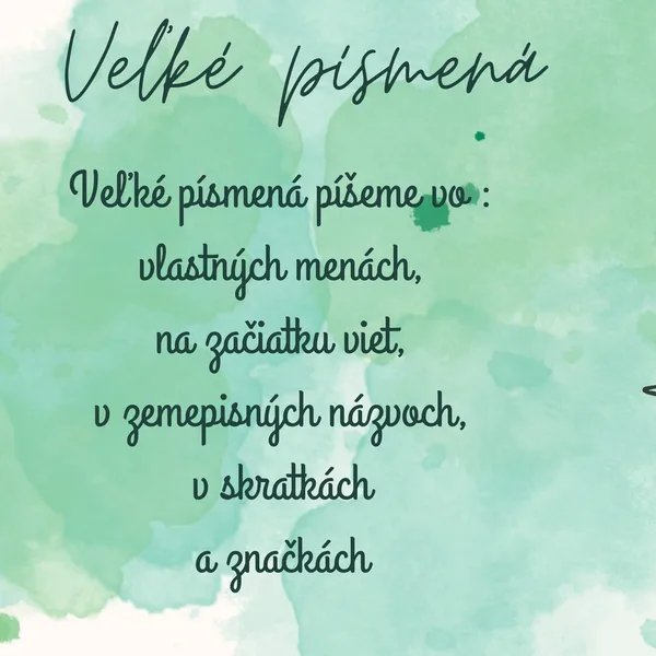 Veľké písmená