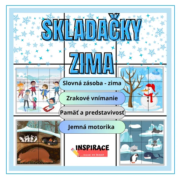 Skladačky (puzzle) ZIMA