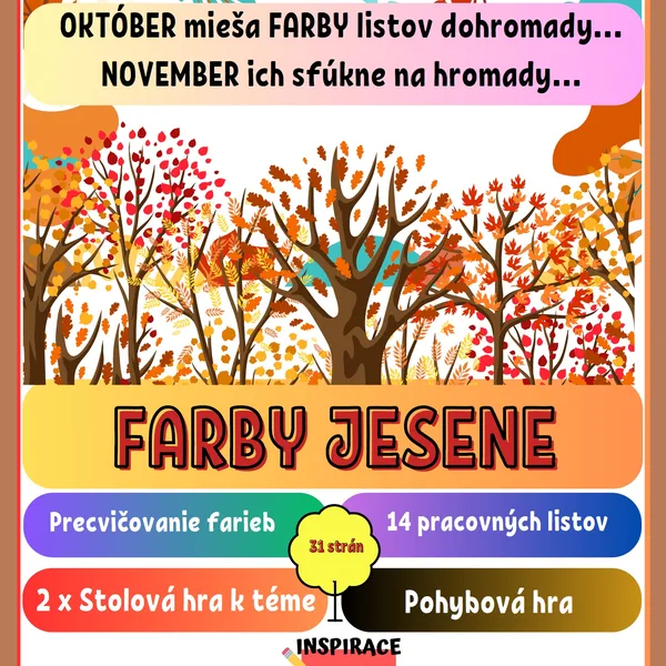 Farby jesene - SÚBOR AKTIVÍT- OKTÓBER / NOVEMBER