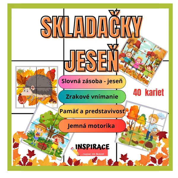 Skladačky (puzzle) JESEŇ 🍂