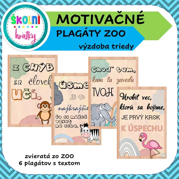 Motivačné plagáty ZOO