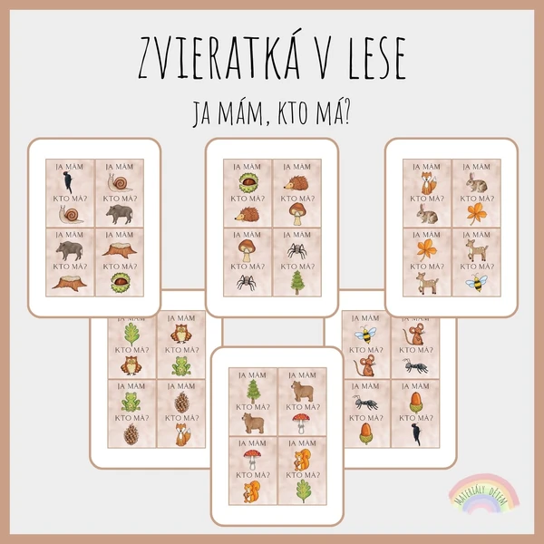 Ja mám, kto má? Zvieratká v lese