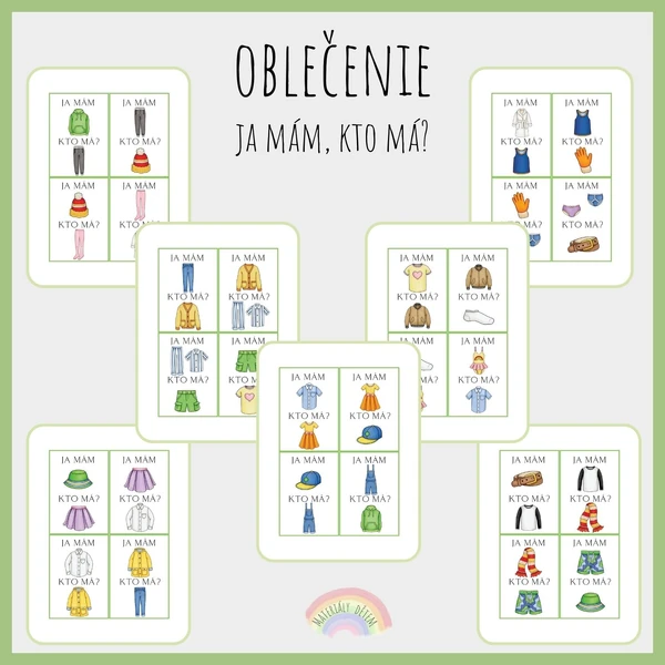 Ja mám, kto má? Oblečenie