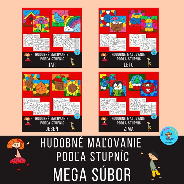 Hudobné maľovanie - podľa stupníc - ročné obdobia