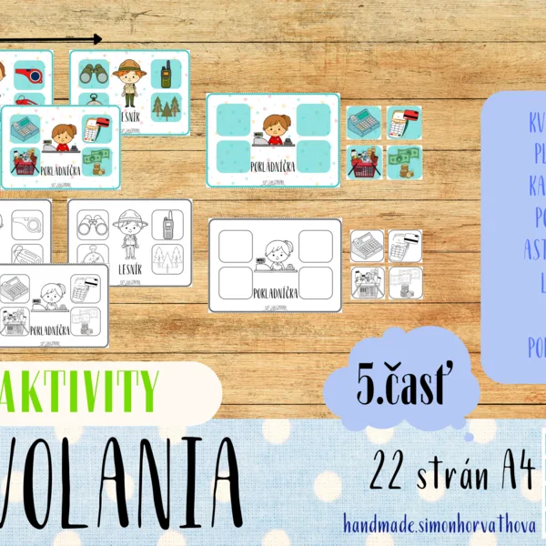 Povolania - Aktivity 5. časť