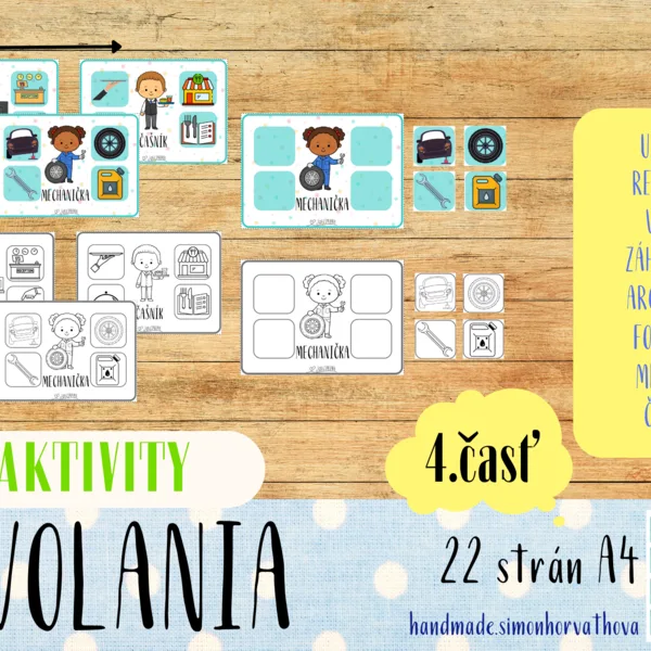 Povolania - Aktivity 4. časť