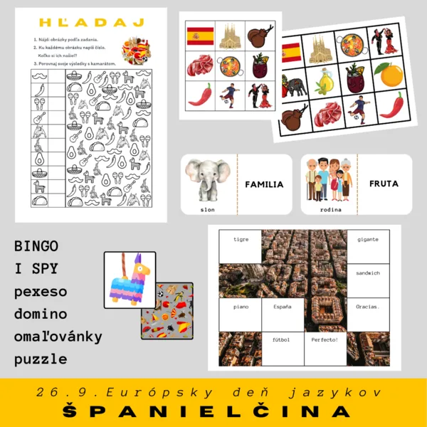 ŠPANIELČINA - základy pre deti