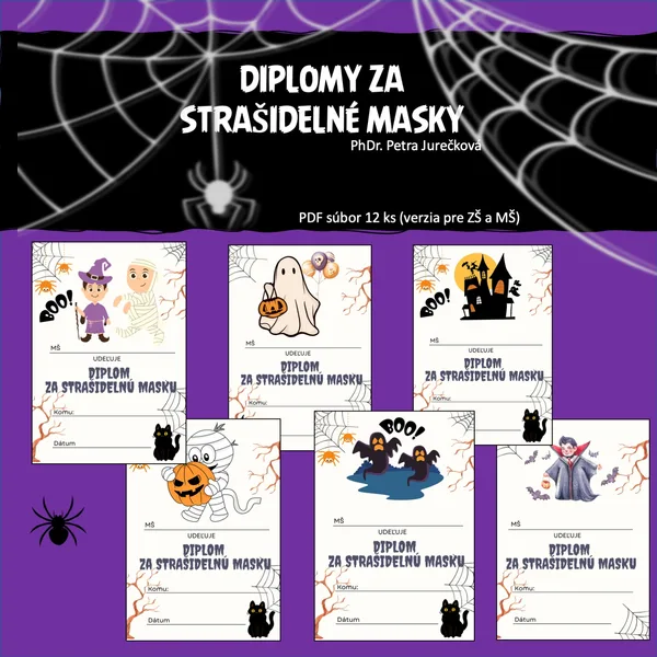 DIPLOMY- KARNEVAL- HALLOWEEN 