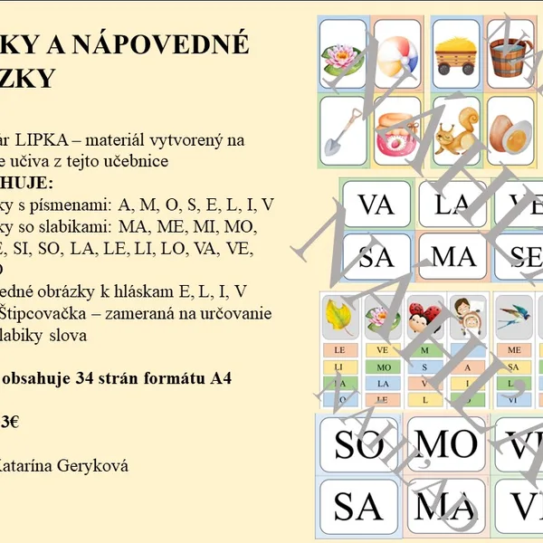 SLABIKY A NÁPOVEDNÉ OBRÁZKY