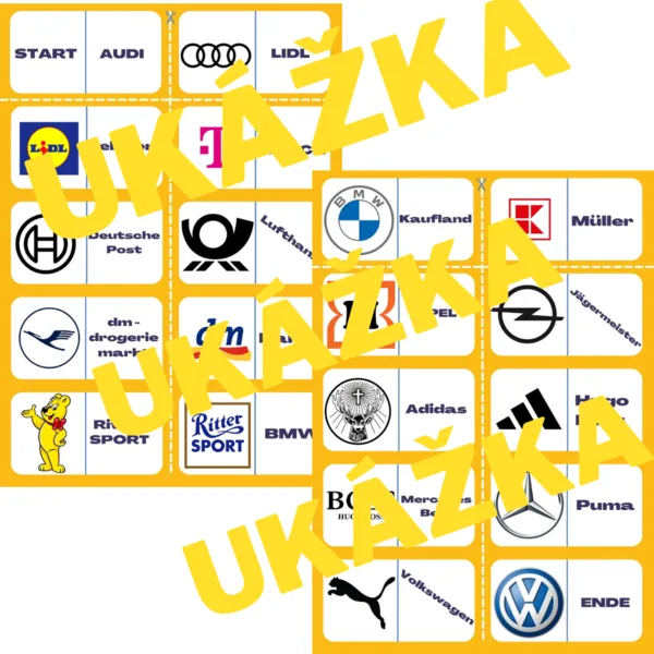 Domino - Nemecké značky - Deutsche Marken