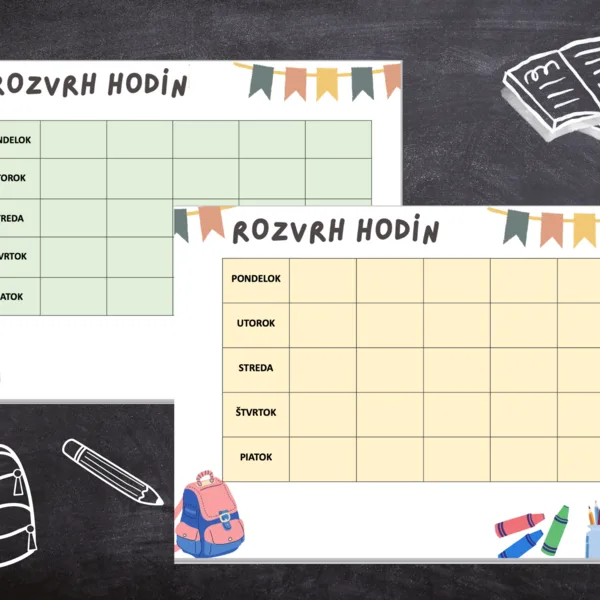 Rozvrh hodín