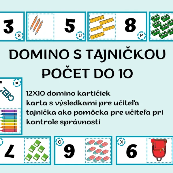 DOMINO - počítanie do 10