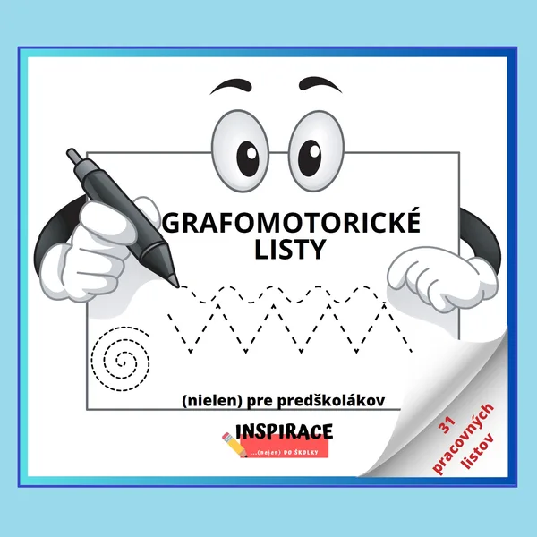 GRAFOMOTORICKÉ LISTY (nielen) pre predškolákov ✏️📝