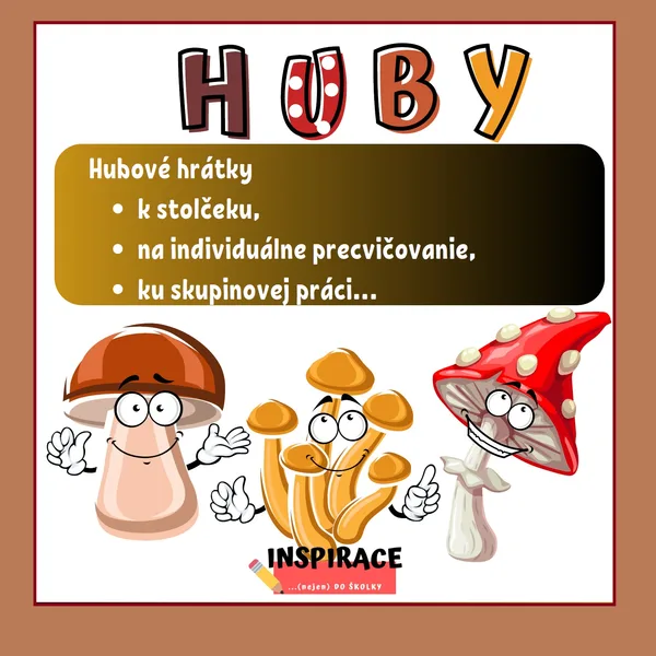 HUBOVÉ aktivity 🍄