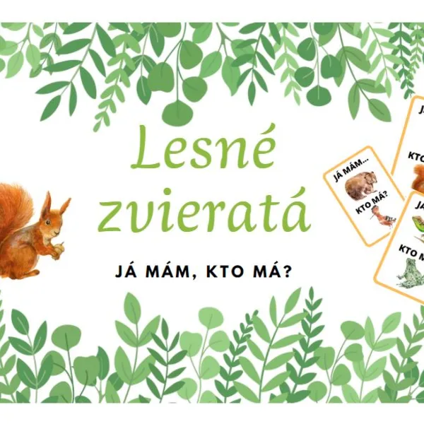 Já mám, kto má - Lesné zvieratá