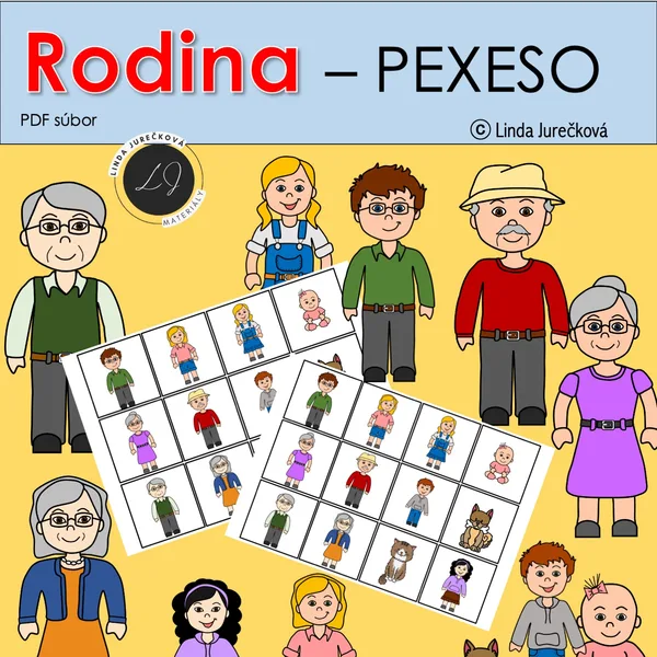 Rodina -pexeso