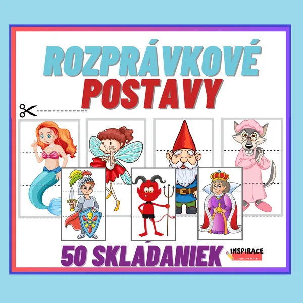 Rozprávkové skladačky (puzzle) 🧜‍♀️