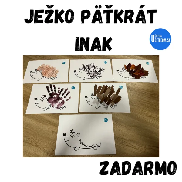 Ježko päťkrát inak - ZADARMO